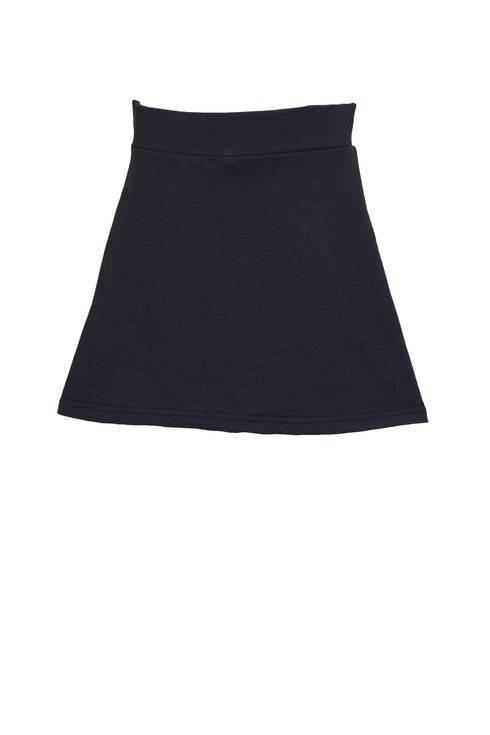 Gonna college bambina con pantaloncino BLU